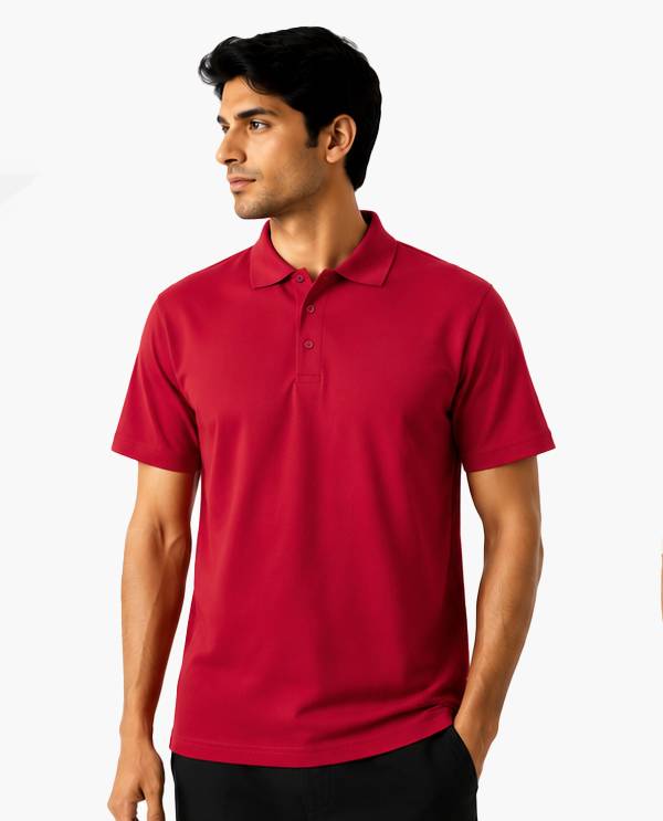 Bordo Polo Yaka Tişört