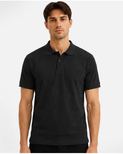Siyah Polo Yaka Tişört