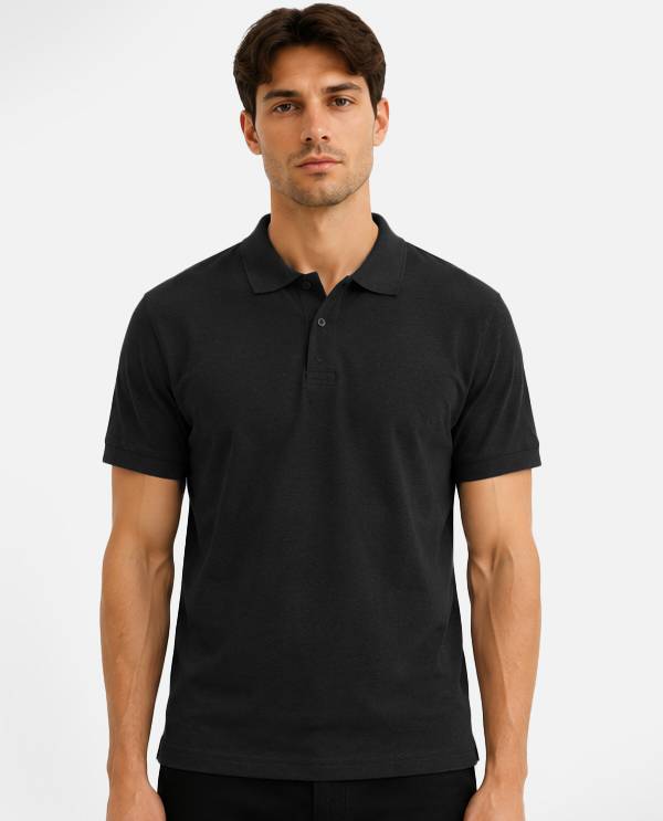 Siyah Polo Yaka Tişört